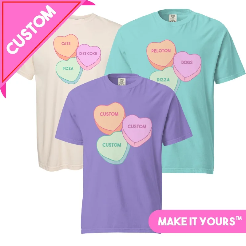 Make It Yours™ 'Candy Hearts' T-Shirt