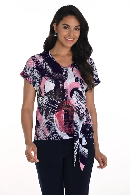 Frank Lyman Top 256349 Navy/Pink