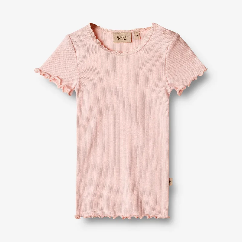 Rib T-Shirt S/S Katie - rose ballet