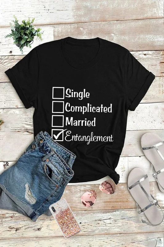 ENTANGLEMENT TEE TOP FINAL SALE
