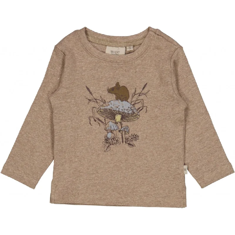 T-Shirt Mouse - khaki melange