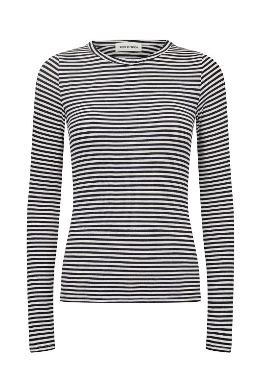 Sofie Schnoor - T-Shirt Long Sleeve - 1017 Black Striped