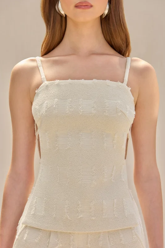 SIMONE TOP - OFF WHITE MULTI